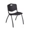 Regency Kahlo Round Table & Chair Sets, 42 W, 42 L, 29 H, Wood, Metal, Plastic Top, Maple TPL42RNDPLBK47BK - alternate 5